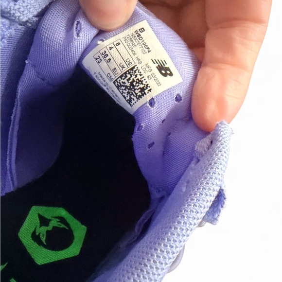 New Balance Kids Sneakers - Purple and Bright Green - Picture 2 of 4